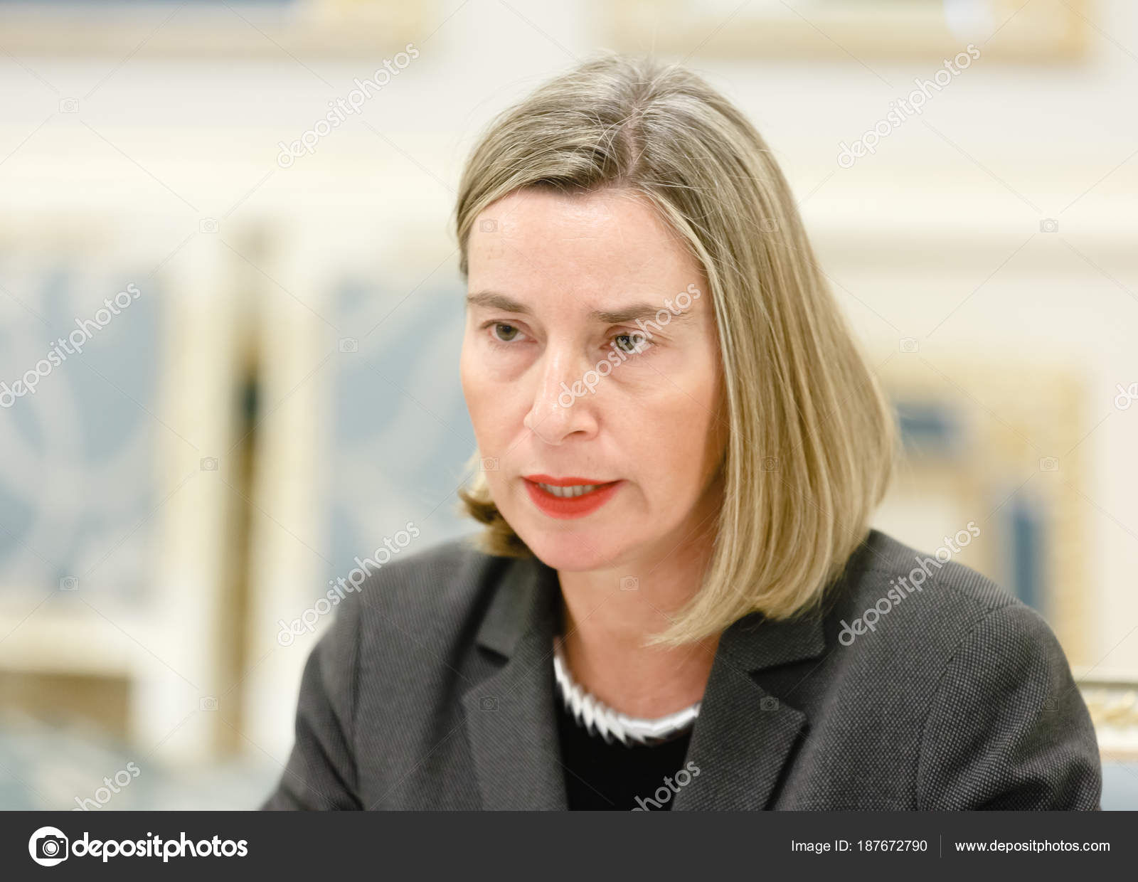 Federica Mogherini in Ukraine — Stock Editorial Photo © palinchak