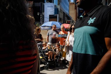 Manhattan sokak sahnesi