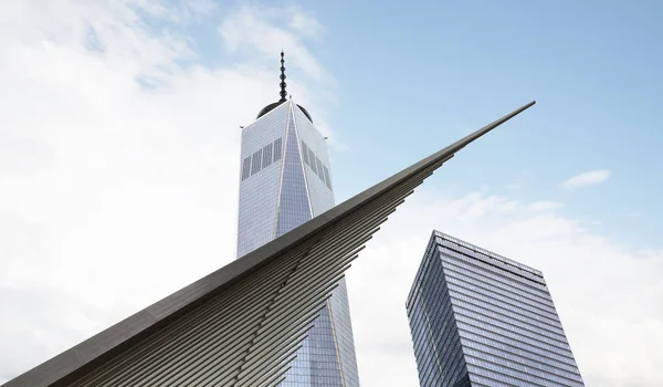 フリーダム ・ タワー。1 つの世界貿易センター — ストック写真