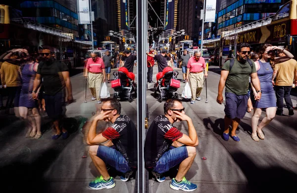 Manhattan street scene — Stock Photo, Image