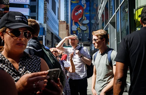 Straßenszene in Manhattan — Stockfoto