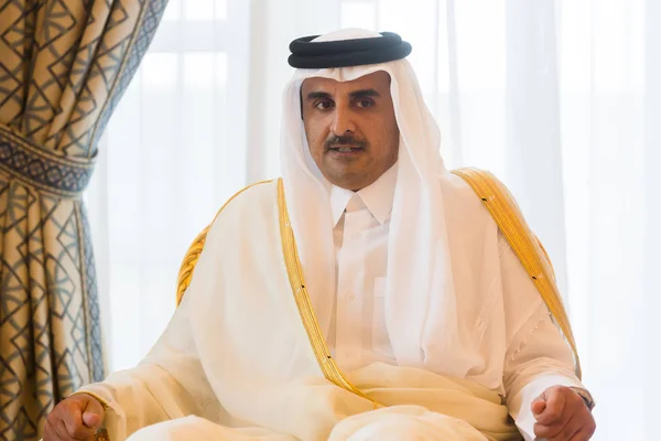 Qatar Sheikh Tamim bin Hamad Al Thani — Stockfoto