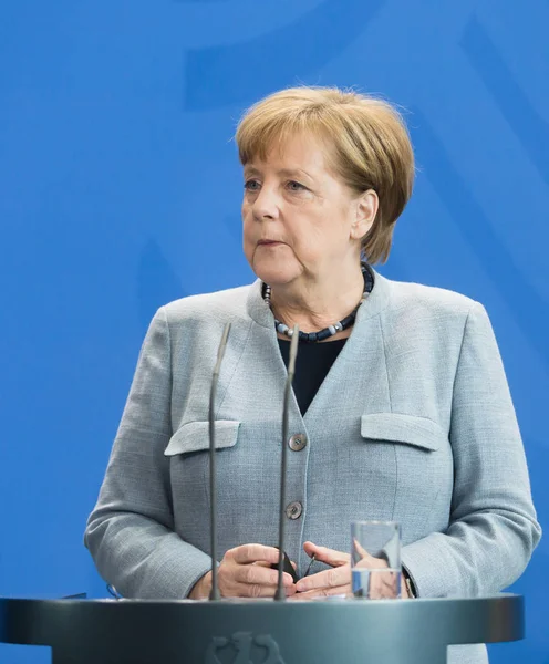 Kanselir Republik Federal Jerman Angela Merkel — Stok Foto