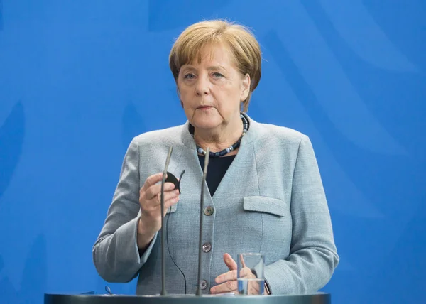 Kanselir Republik Federal Jerman Angela Merkel — Stok Foto