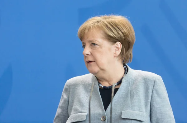 Канцлер ФРГ Ангела Меркель — стоковое фото