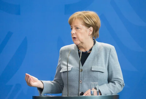 Kanselir Republik Federal Jerman Angela Merkel — Stok Foto