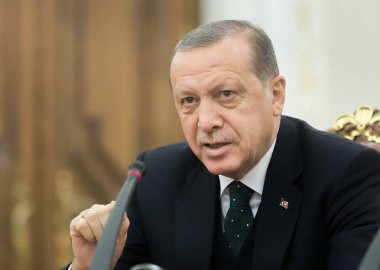 Türk Başkan Recep Tayyip Erdoğan