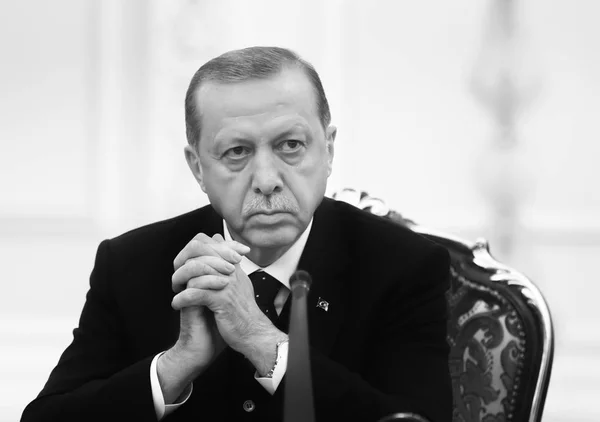 Президент Турции Реджеп Тайип Эрдоган — стоковое фото