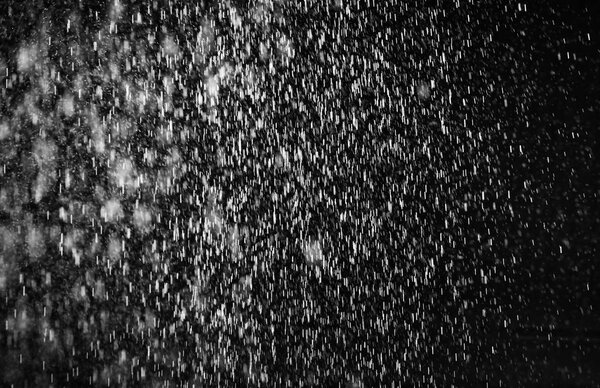 water drops on black background