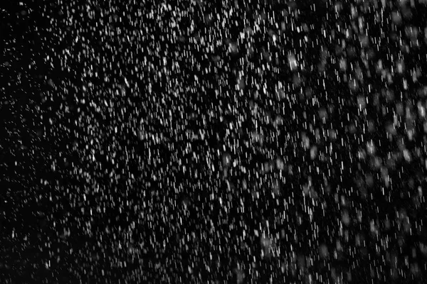 Gotas de água no fundo preto — Fotografia de Stock