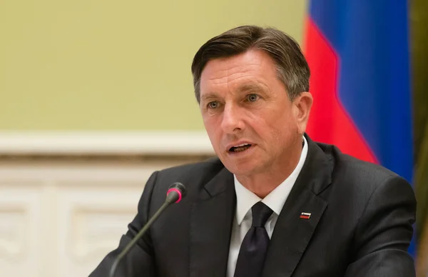 Kiev Oekraïne Mei 2018 President Van Republiek Slovenië Borut Pahor — Stockfoto