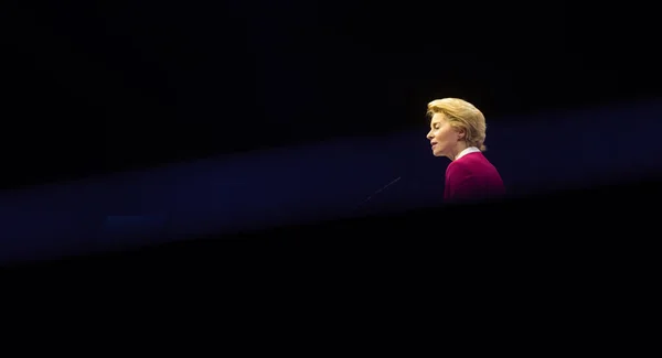 Ursula von der Leyen durante o Congresso do PPE em Zagreb — Fotografia de Stock