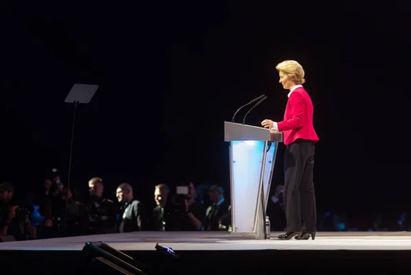 Ursula von der Leyen durante o Congresso do PPE em Zagreb — Fotografia de Stock