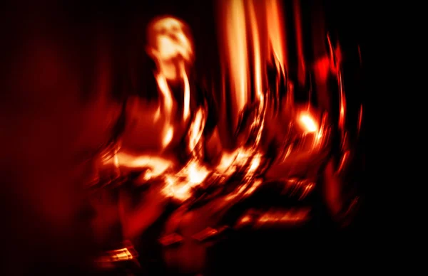 콘서트에서 드럼 연주자의 추상적 인 이미지 — 스톡 사진
