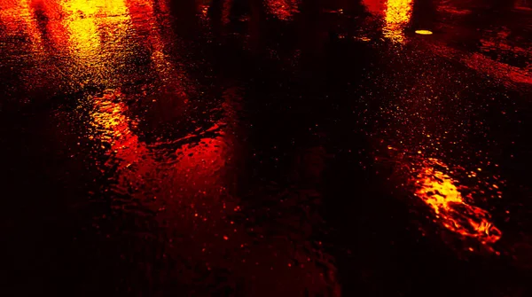 Освещение и неоновые ночники Нью-Йорка — стоковое фото