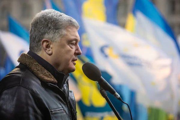 Rally against surrender on the Independence Square in Kyiv — Stock Photo, Image