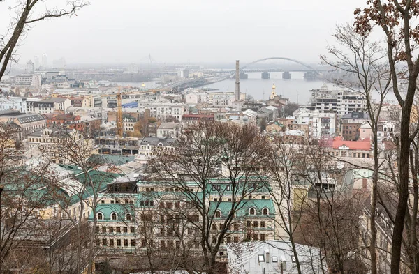 Paysage urbain du district de Podol à Kiev — Photo