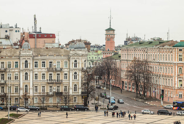 Sofievskaya square in central Kyiv