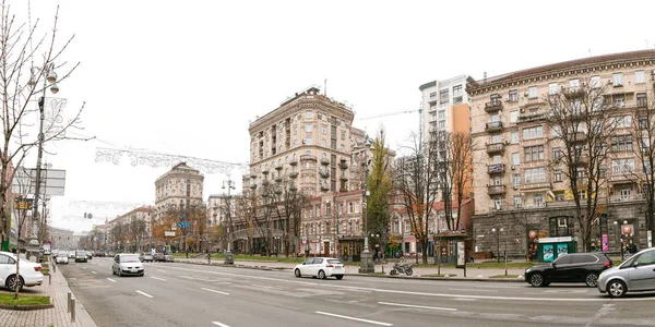 Pouliční scéna v Kyjevě — Stock fotografie