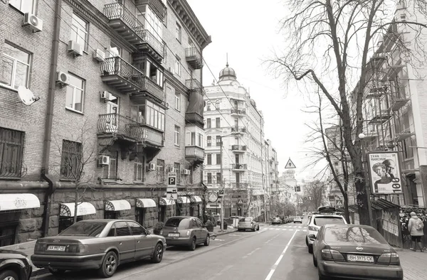 Софієвська вулиця в Києві. — стокове фото