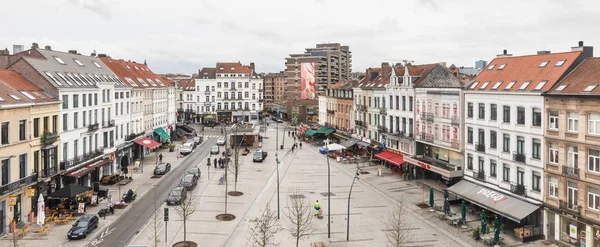Place Jourdan in Brussels, Belgium — Stock fotografie