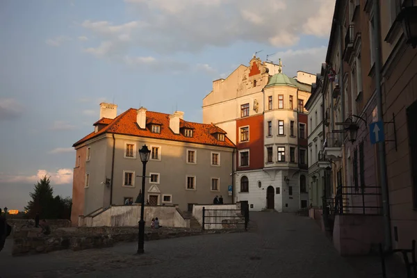 Ulice i architektura starego miasta Lublina — Zdjęcie stockowe