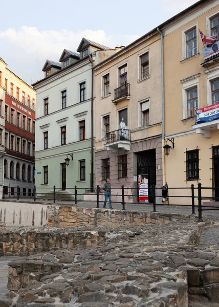 Streets and architecture of the old city of Lublin — Stock Photo, Image