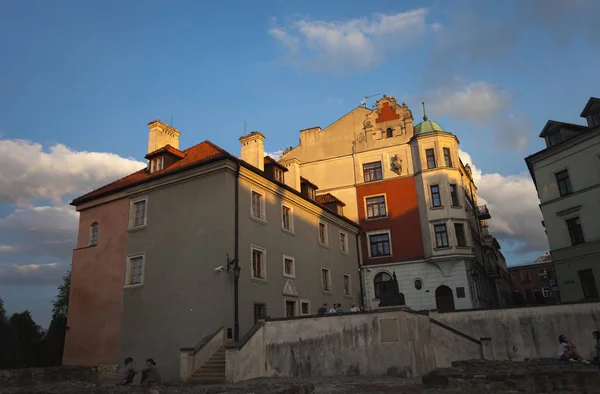 Straßen und Architektur der Altstadt von Lublin — Stockfoto