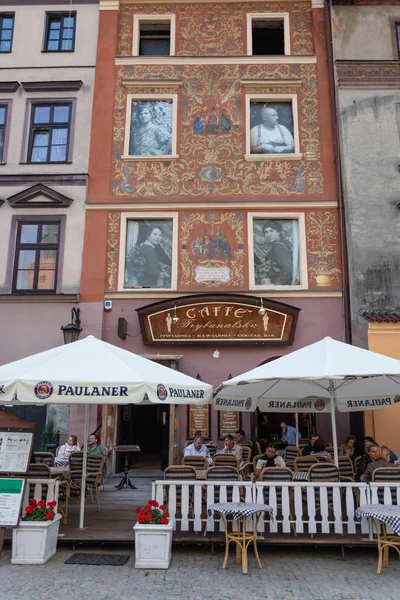 Eski Lublin şehrinin sokakları ve mimarisi — Stok fotoğraf