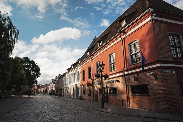 Ruas de Kaunas cidade velha — Fotografia de Stock
