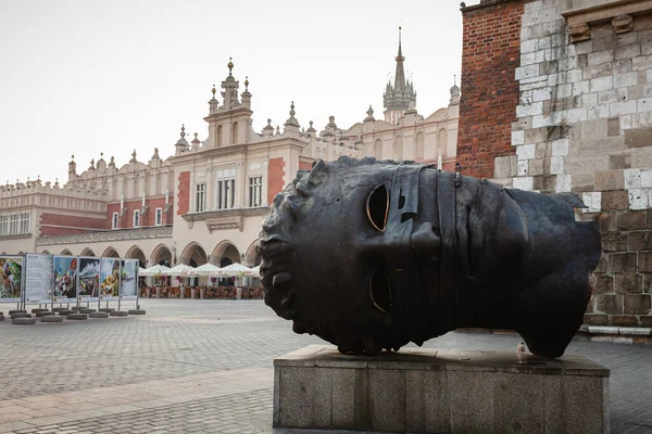 Krakow Poland Jul 2013 Beautiful Architecture Old Krakow City Square — Stock Photo, Image