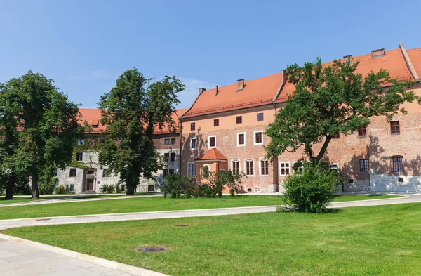 Krakow Poland Jul 2013 Beautiful Architecture Old Krakow Historic Castle — Stock Photo, Image