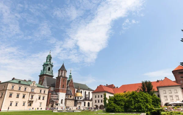 Krakow Polen Jul 2013 Vacker Arkitektur Gamla Krakow Historisk Borg — Stockfoto