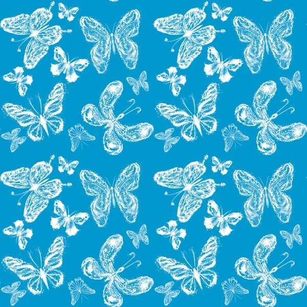 Abstract Abstract Butterfly Seamless Pattern Can Used Fabric Wallpaper Wrapper — Stock Photo, Image