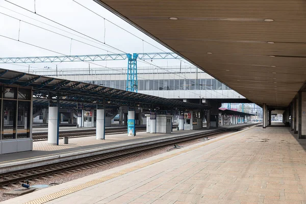 Kiev Ucrania Mar 2020 Estación Tren Kiev Kiev Pasajero Vista — Foto de Stock