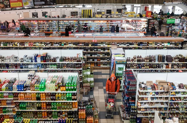 Kiev Ucrânia Março 2020 Compradores Grande Shopping Center Kiev Compram — Fotografia de Stock