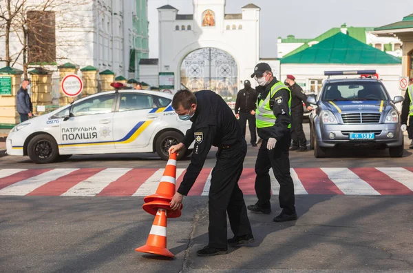 Kyiv Ukraine Apr 2020 National Guard Patrol Police Ukraine Control — Stock Photo, Image