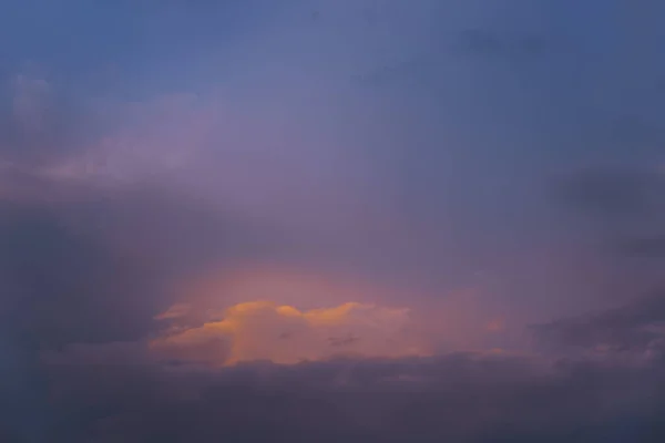 Natürlicher Hintergrund Dämmerung Schöner Himmel Dämmerung Bunter Himmel Und Wolken — Stockfoto
