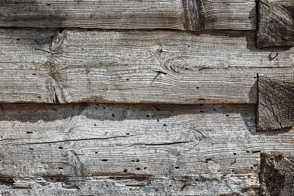 濃い木の質感の背景 古いヴィンテージの板張りの板 素朴なまたは田舎の背景 風化した木壁の質感 — ストック写真