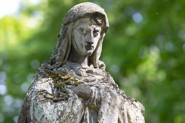 Museu Nacional Memorial Lychakiv Cemitério Lviv Ucrânia Estátua Velha Sepultura — Fotografia de Stock