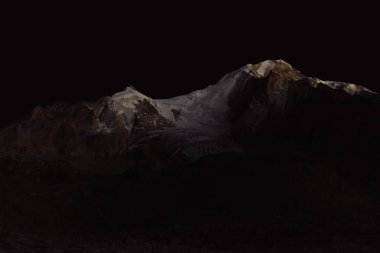Nepal, Larke Pass üzerinde Himalayalar, Annapurna koruma alanı, ayın doğuşu