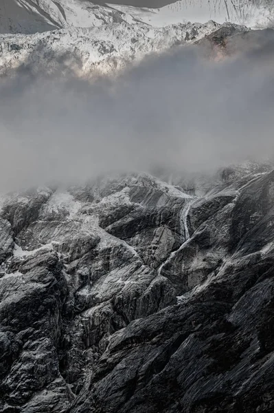 Icefall op gletsjer — Stockfoto
