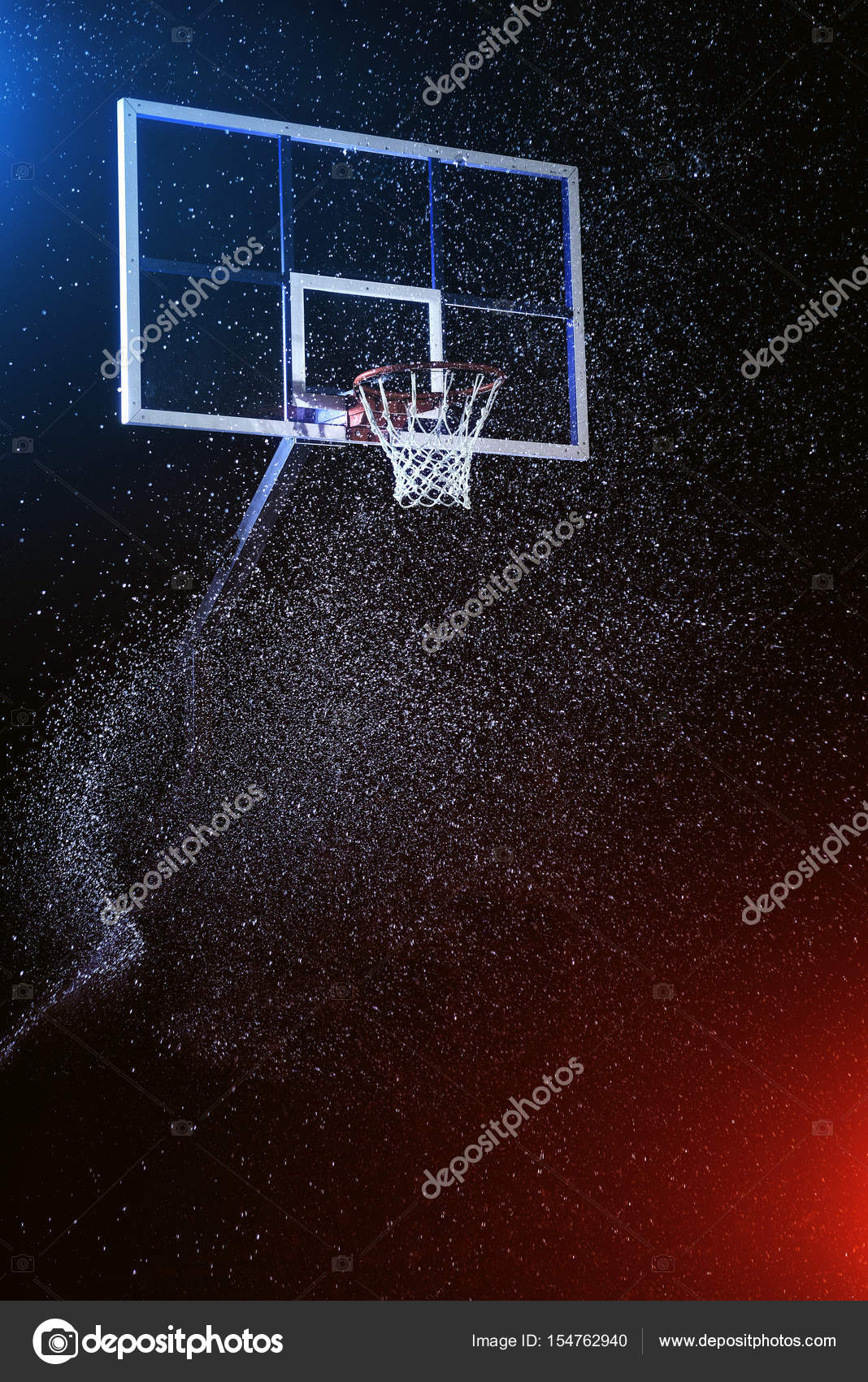 Rete Da Basket Luminosa - Glow In The Dark, Per Canestri Interni Ed Esterni - Foto 4
