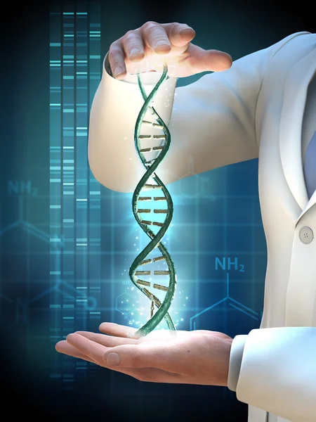 Koncepcja badań genetycznych — Zdjęcie stockowe