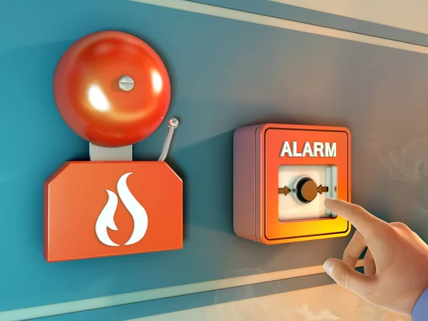 Yangın Alarm Sistemi — Stok fotoğraf