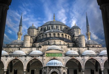 İstanbul Sultanahmet Sultanahmet , Sultan Ahmet Camii mavi gökyüzünde