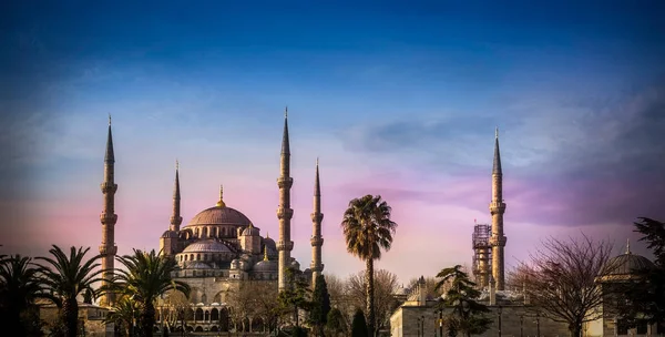 Moschea Sultanahmet Moschea Blu Istanbul Turchia Veduta Esterna Della Moschea — Foto Stock