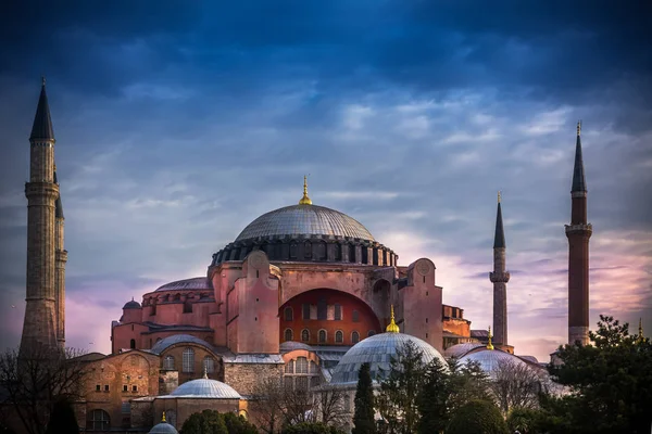 Igreja Santa Sofia Mesquita Agora Museu Istambul Vista Exterior Turquia — Fotografia de Stock