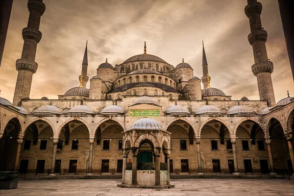 Sultanahmet Moschee Die Blaue Moschee Istanbul Türkei Außenansicht Der Blauen — Stockfoto