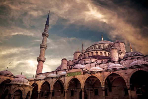 Mešita Sultanahmet Modrá Mešita Istanbulu Turecku Venkovní Pohled Modrou Mešitu — Stock fotografie